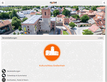 Tablet Screenshot of kulturzentrum-grossenhain.de
